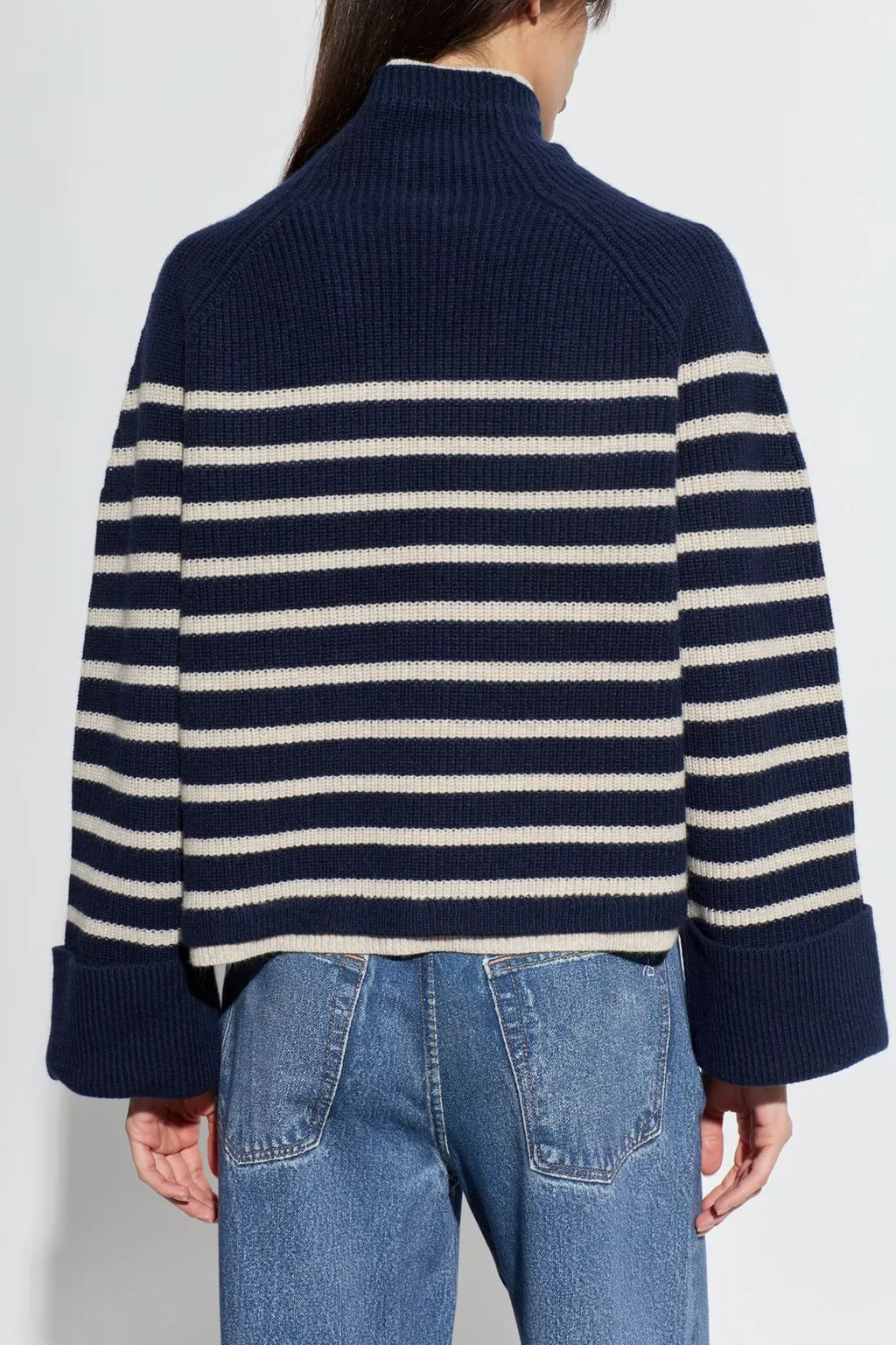 Rag & Bone Turtleneck Striped Knitted Jumper