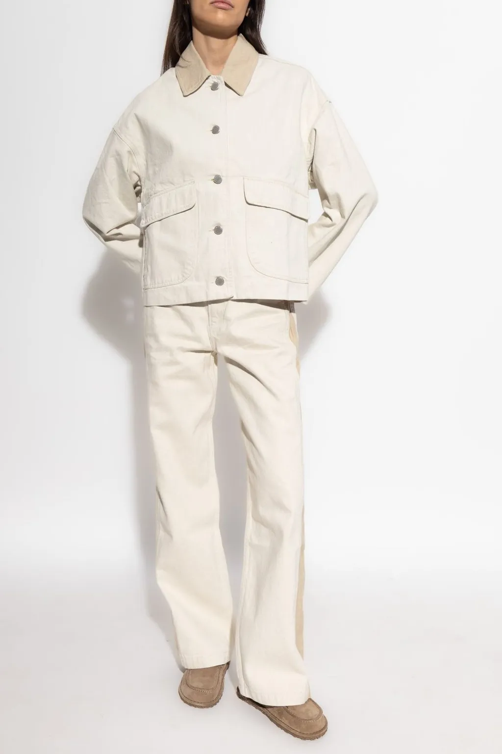 Rag & Bone Contrast Collar Denim Jacket