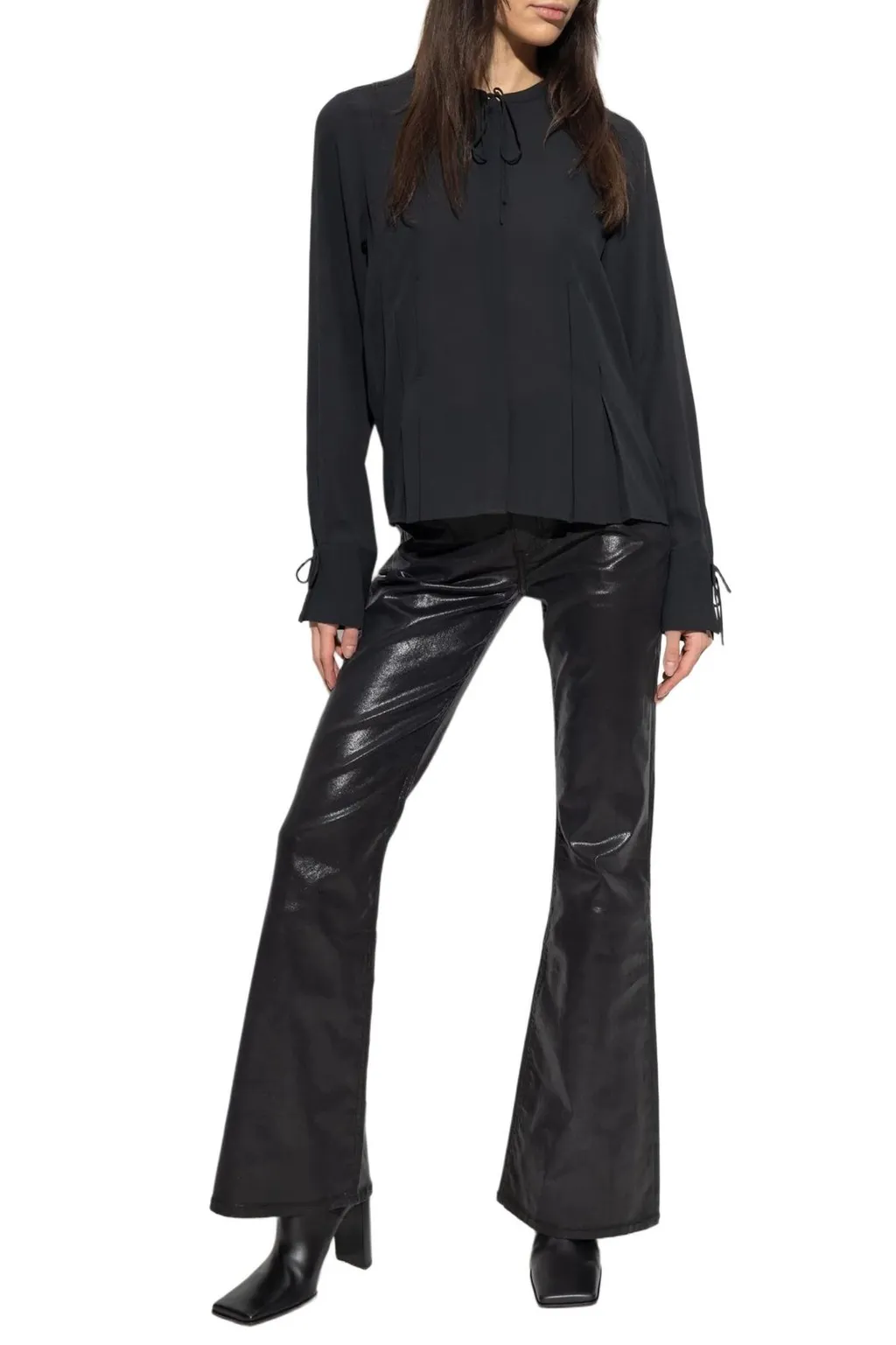 Rag & Bone Tie-Neck Loose Fit Top