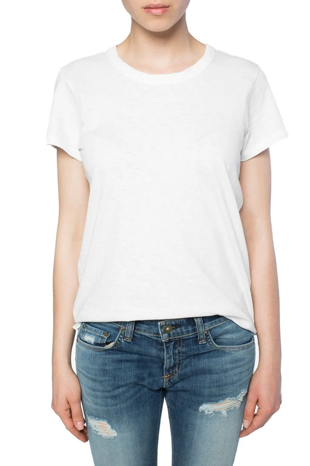 Rag & Bone Crewneck Cotton T-Shirt