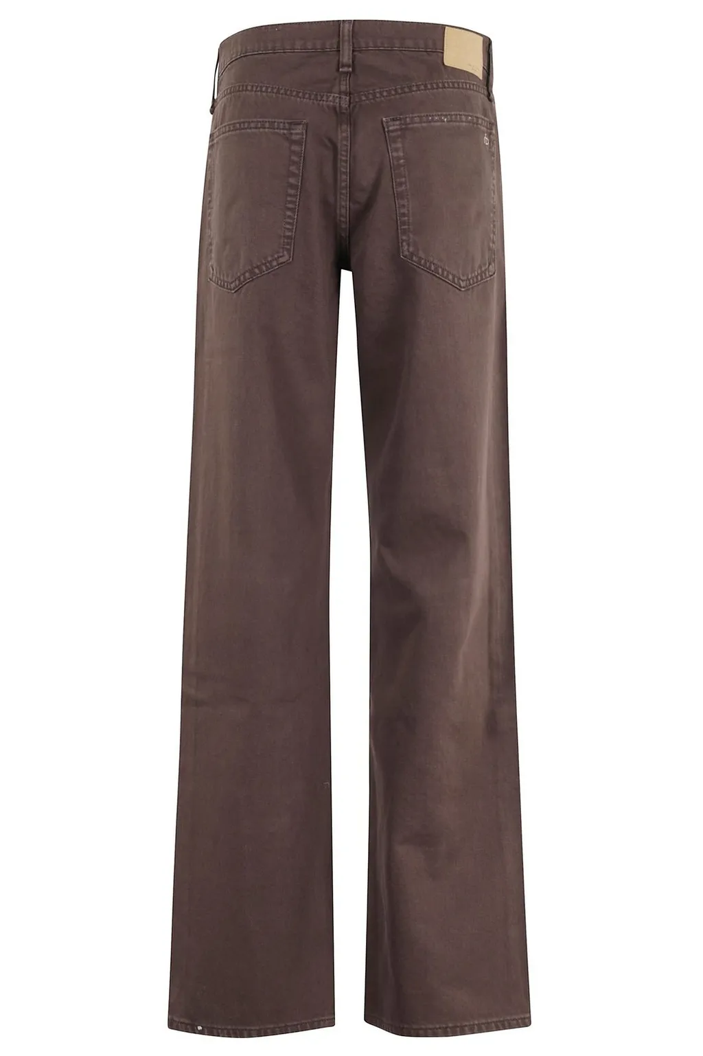 Rag & Bone Logo Patch Straight-Leg Jeans