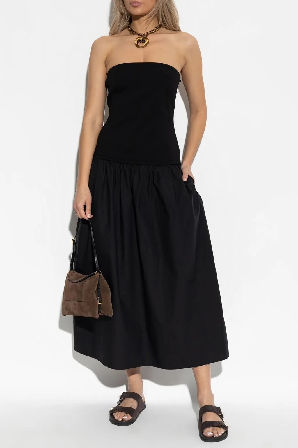 Rag & Bone Strapless Midi Dress