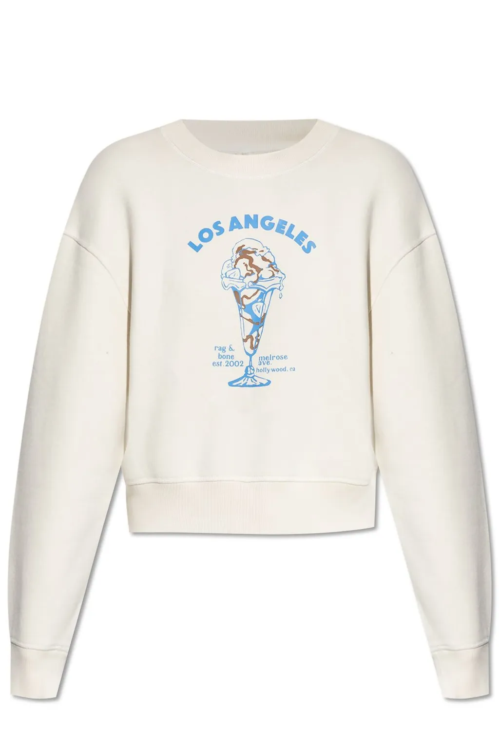 Rag & Bone Graphic Crew Neck Sweater