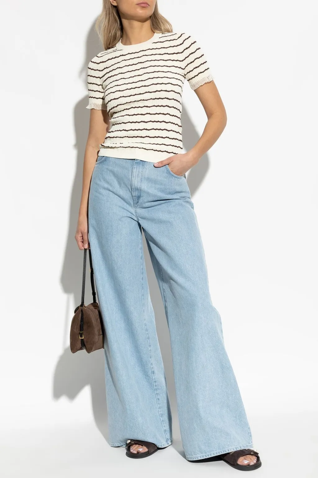 Rag & Bone Striped Knit Top