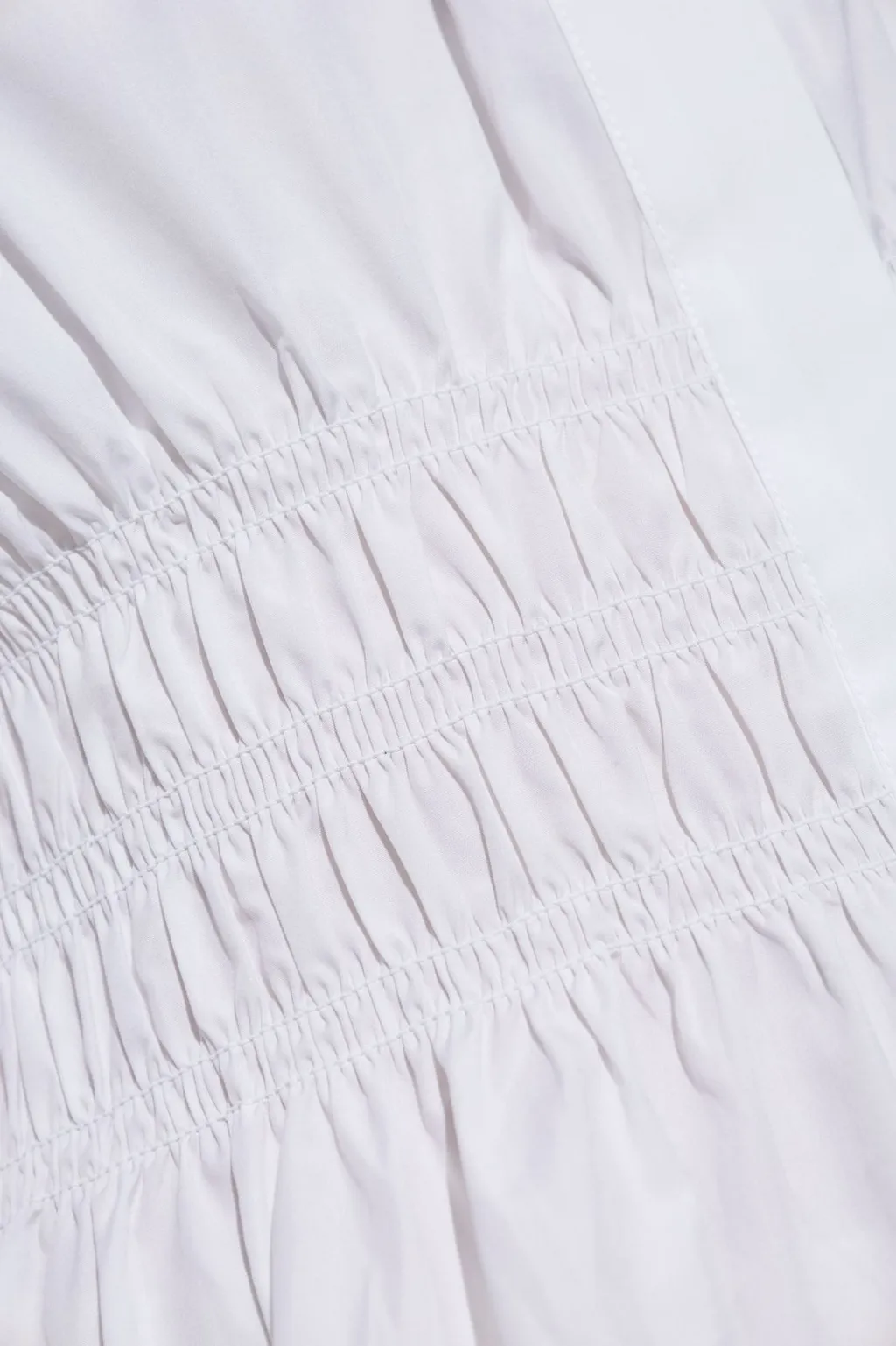 Rag & Bone Smocked Long Sleeve Top