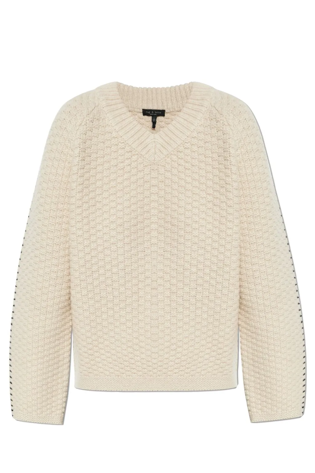 Rag & Bone Textured V-Neck Knitwear
