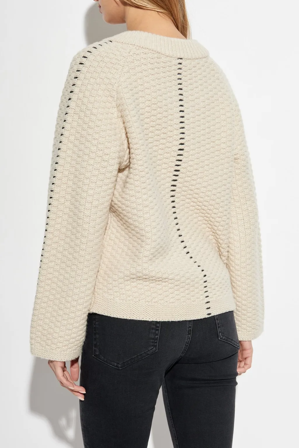 Rag & Bone Textured V-Neck Knitwear
