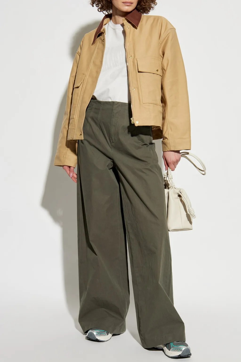 Rag & Bone Relaxed Fit Wide Leg Pants