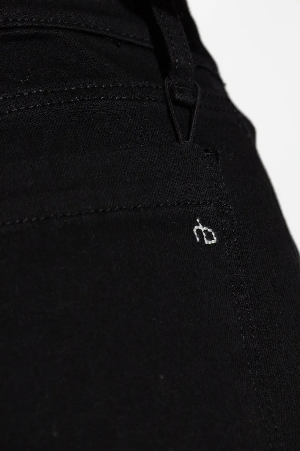 Rag & Bone High-Rise Straight Jeans