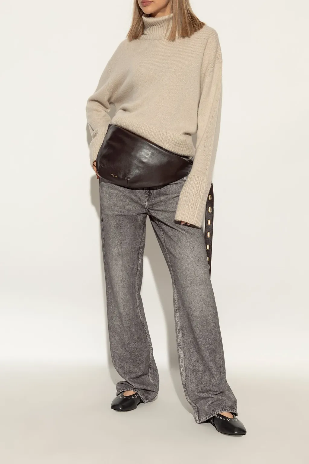 Rag & Bone Eyelet Strap Flat Shoes