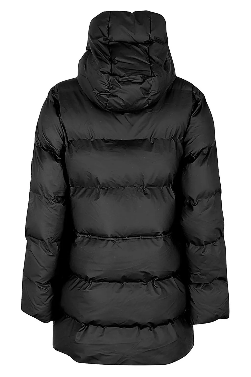 Rains Drawstring Hooded Zip-Up Jacket
