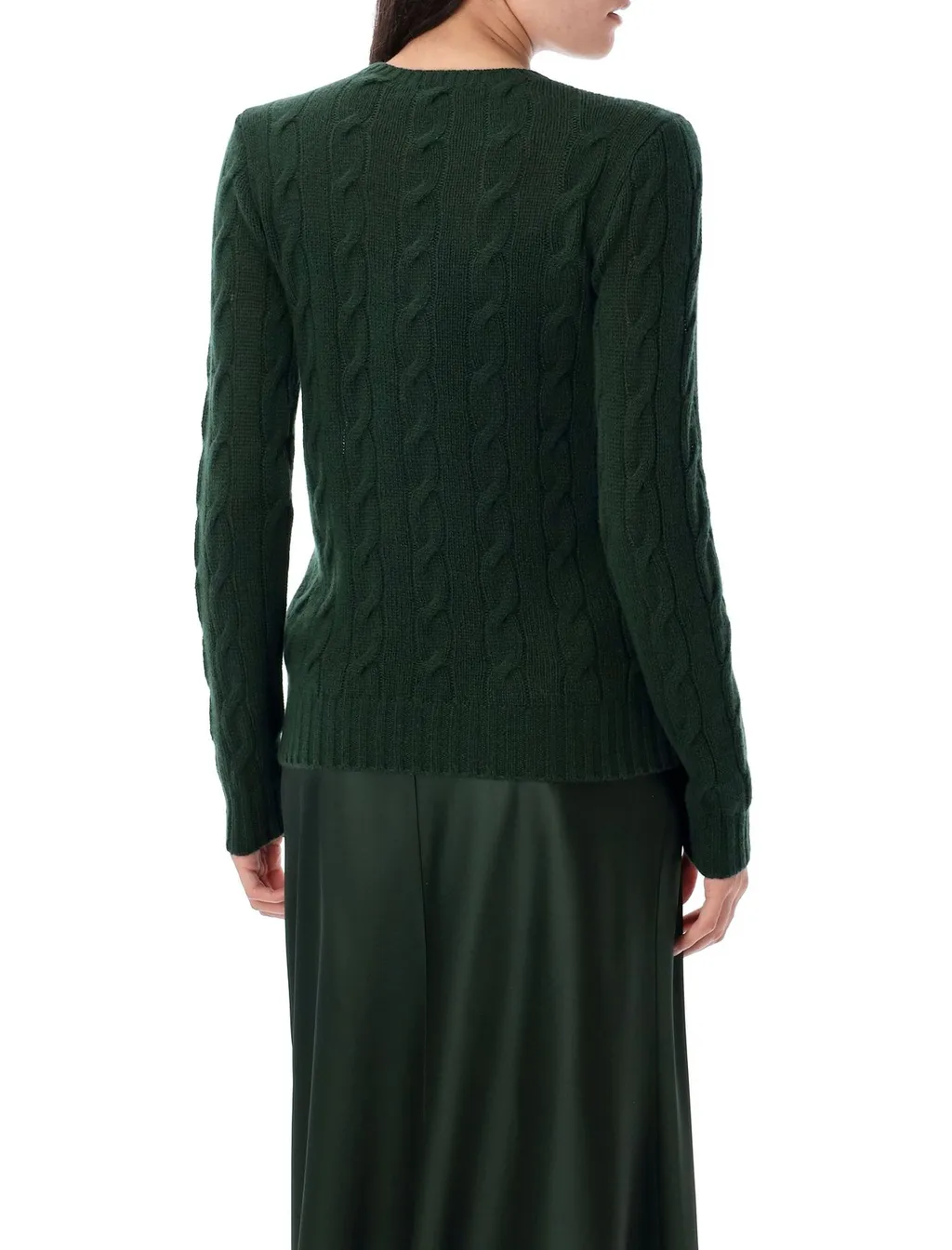 Ralph Lauren Collection Cable-Knit Crewneck Jumper