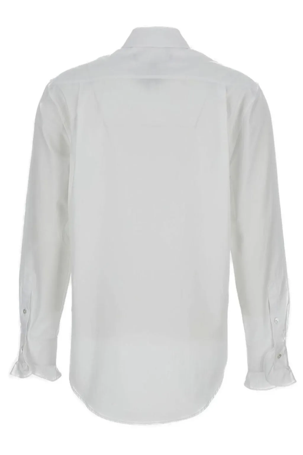 Ralph Lauren Collection Keara Ruffle-Trim Broadcloth Shirt