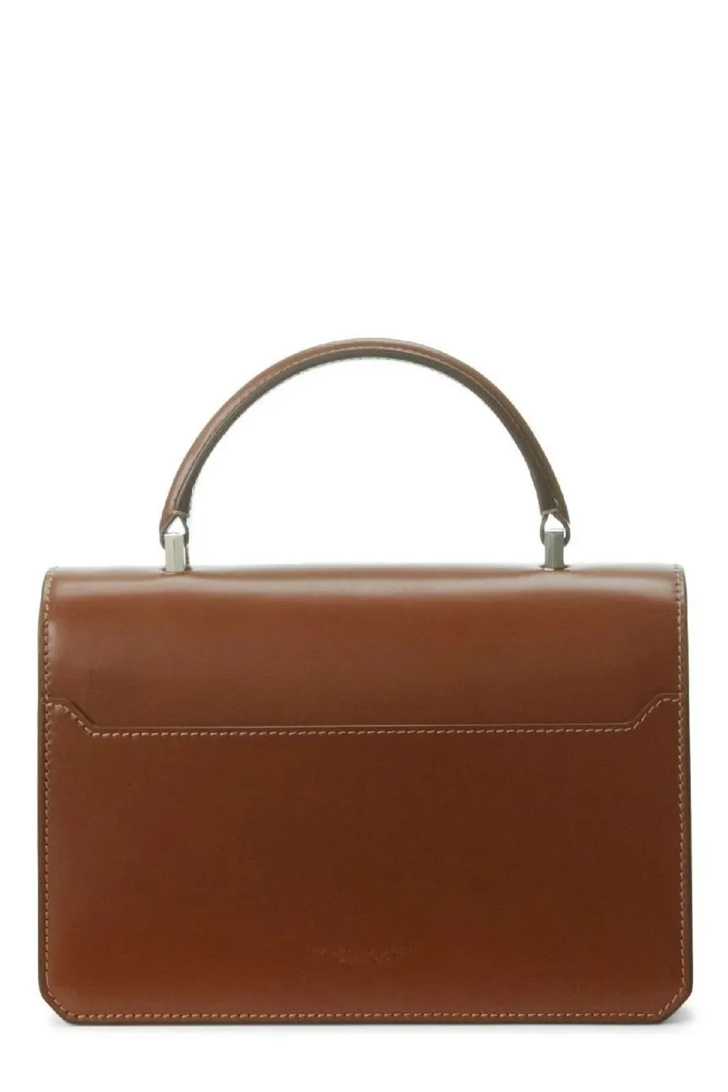 Ralph Lauren Logo Plaque Foldover Top Crossbody Bag