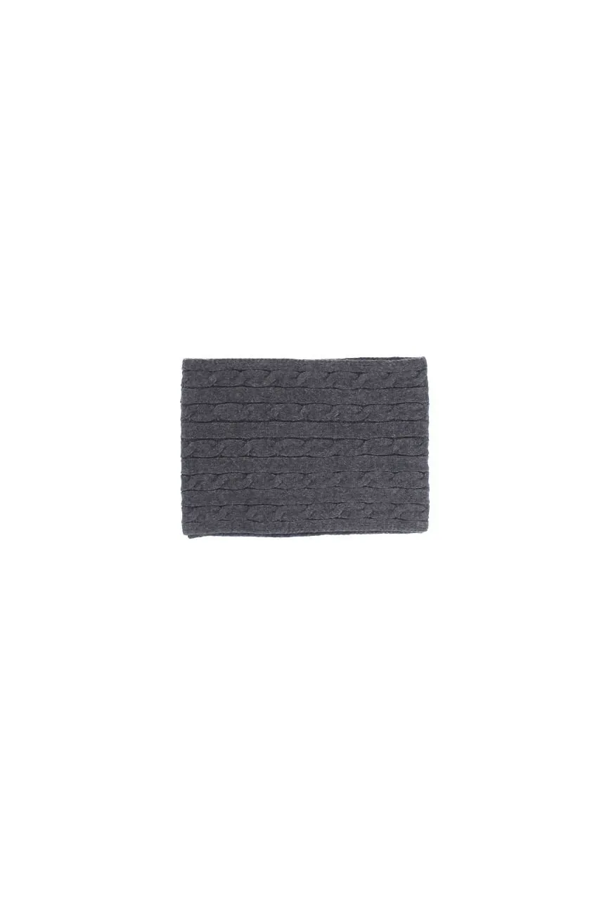 Lauren Ralph Lauren Cable-Knit Crest Scarf