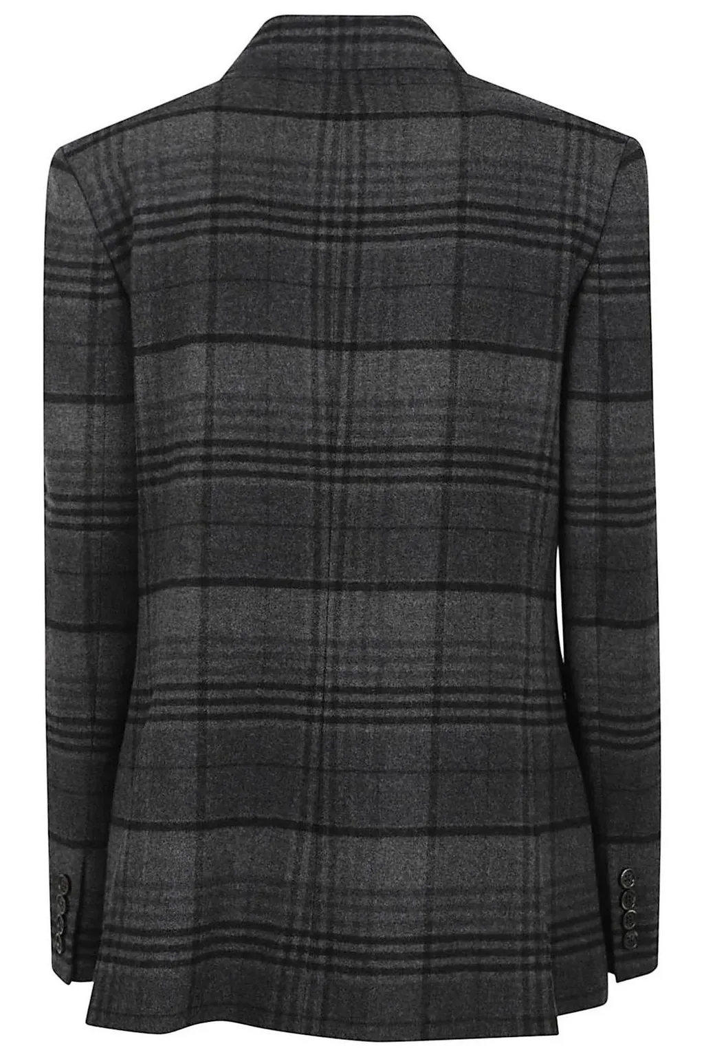 Ralph Lauren Collection Kent Plaid Long Sleeved Blazer