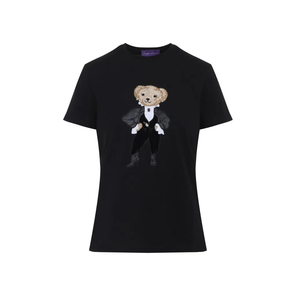Ralph Lauren Polo Bear-Appliqué Crewneck T-Shirt