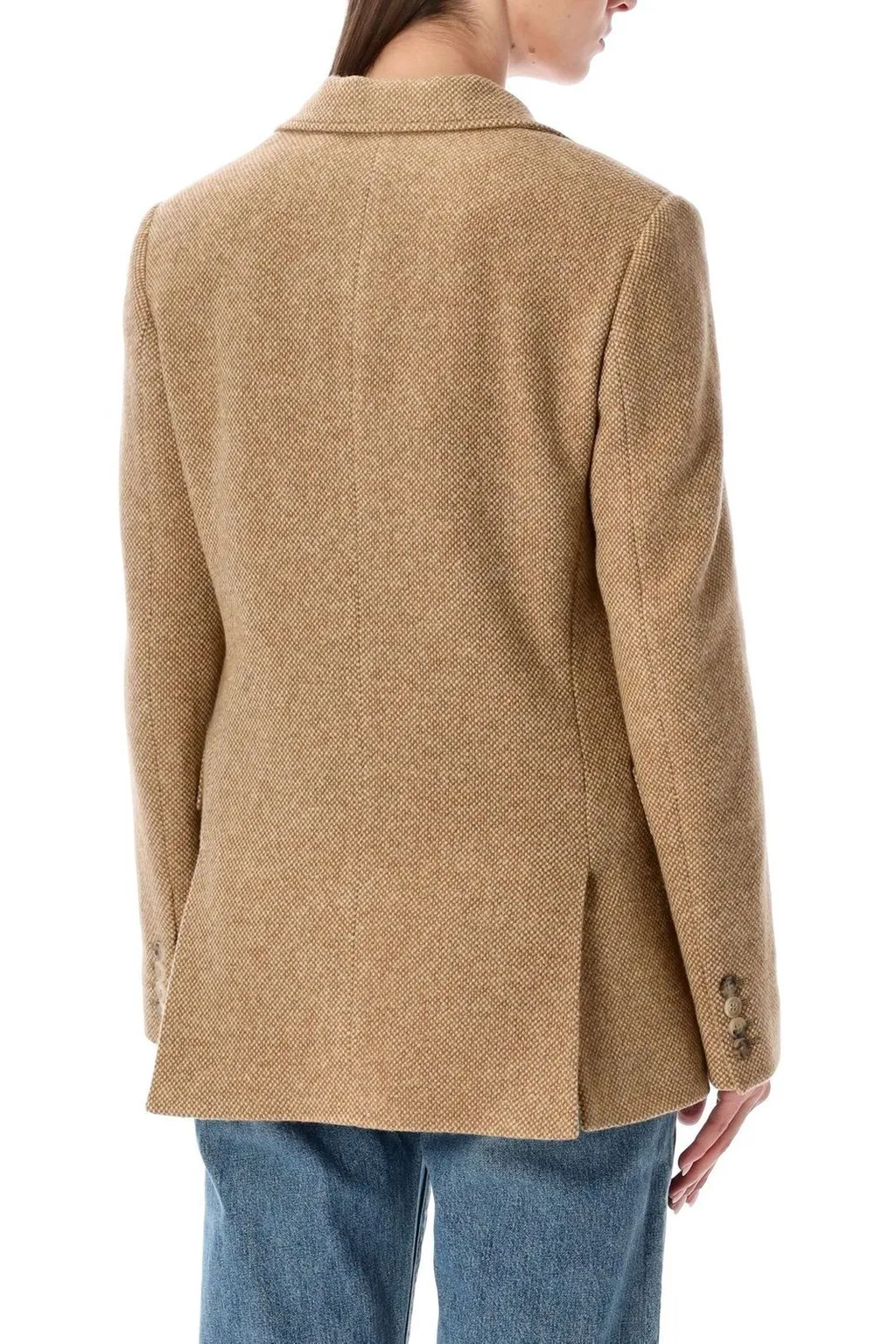 Ralph Lauren Collection Eli Basket-Weave Tweed Jacket