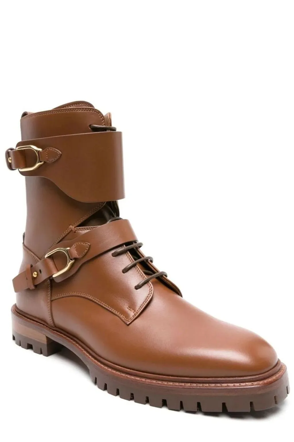 Ralph Lauren Marlie Welington Lace-Up Boots