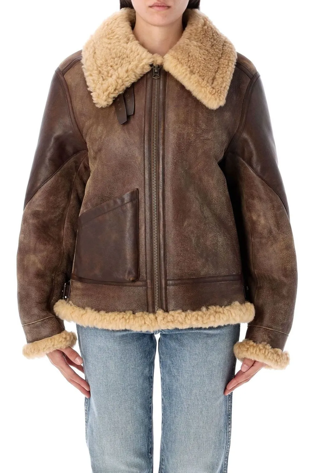 Ralph Lauren Zipped Aviator Jacket