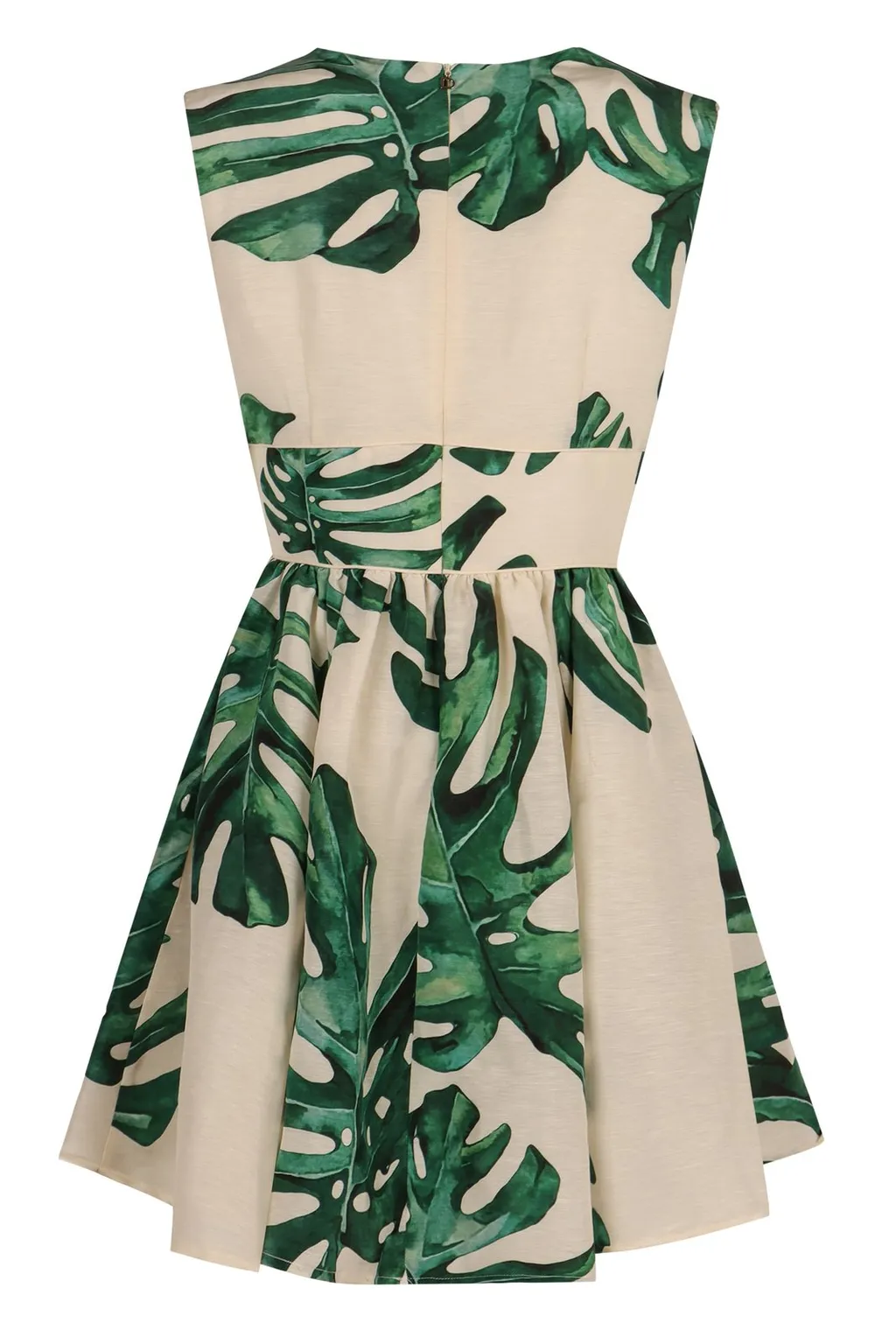 Raquel Diniz Linen And Silk A-Line Dress