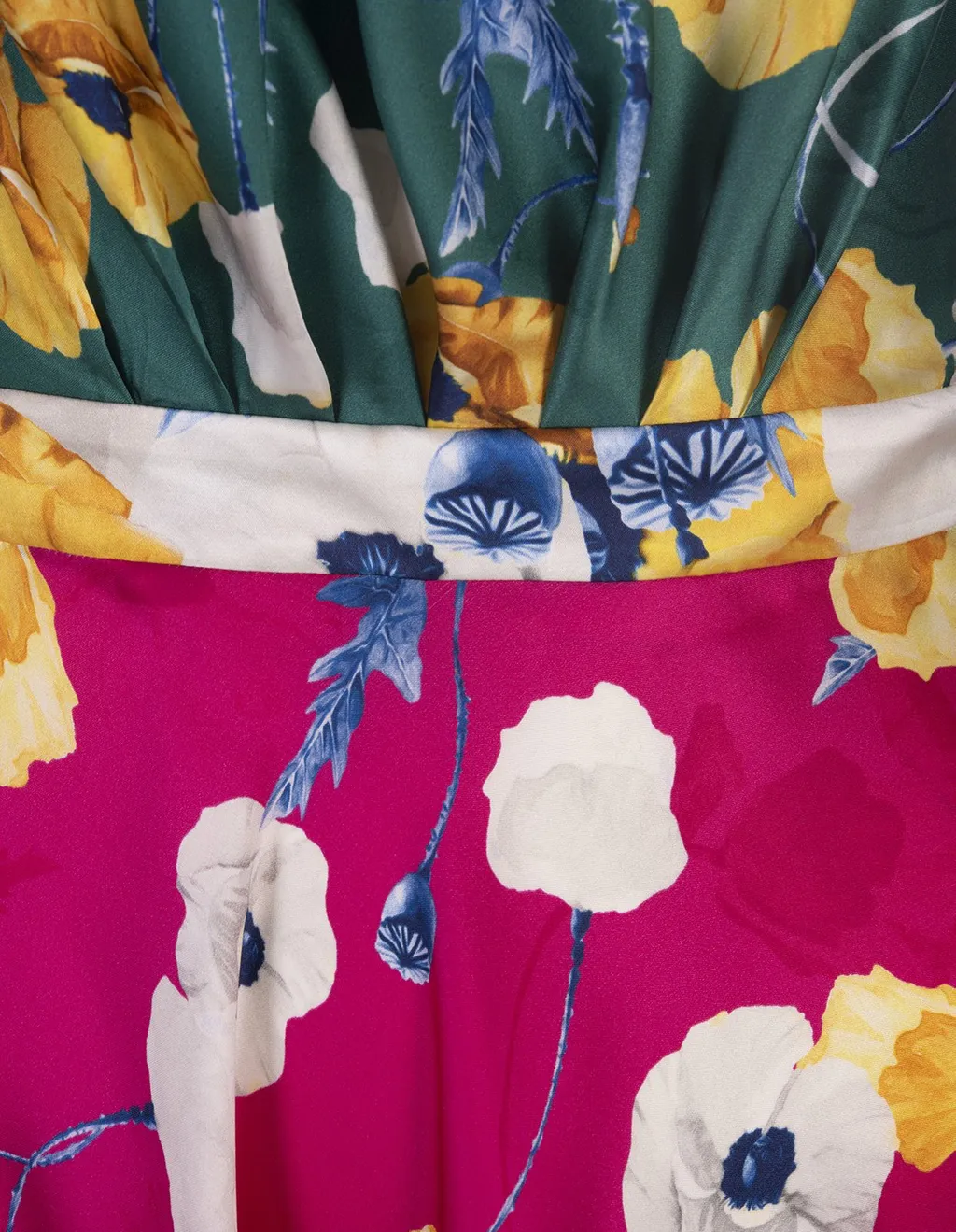 Raquel Diniz Blossom-Print Sleeveless Midi Dress