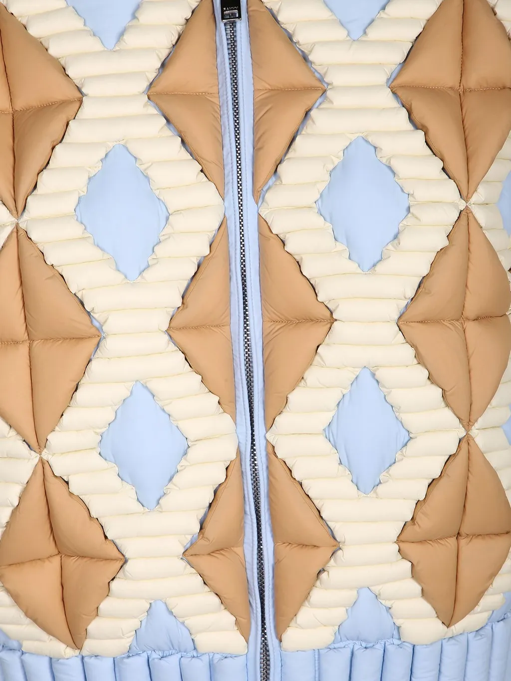 Raxxy Quilted Geometric Jacket