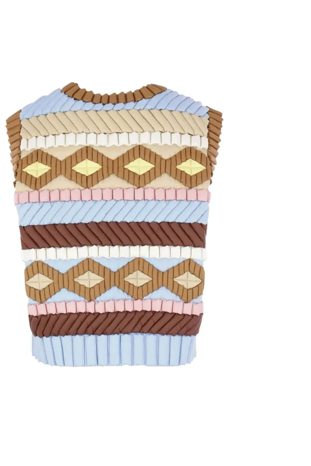 Raxxy Geometric Padded Vest