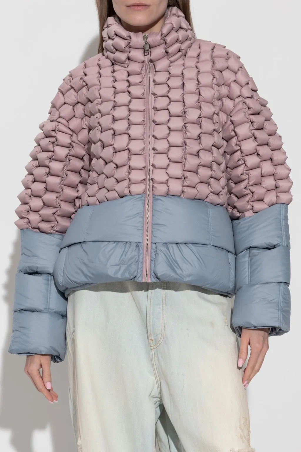 Raxxy Textured Down Jacket