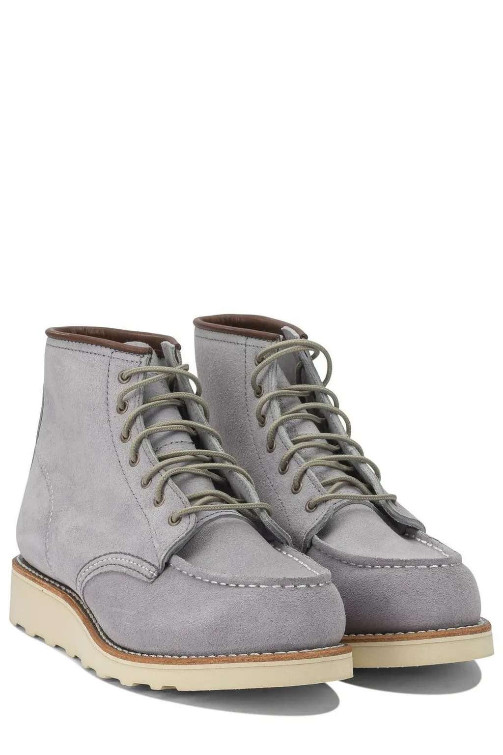 Red Wing Shoes 6 Moc Toe 3300 Lace-Up Ankle Boots