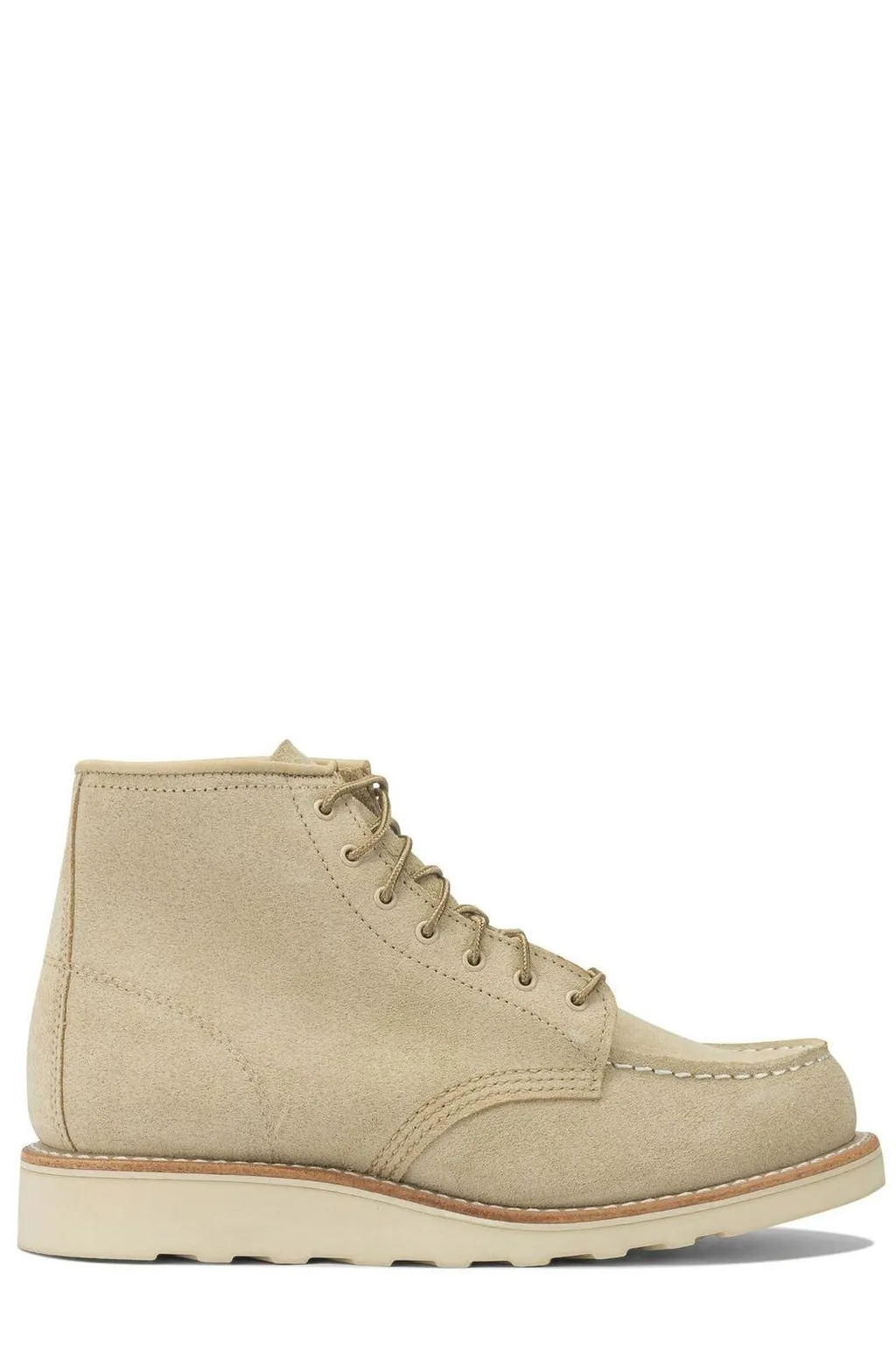 Red Wing Shoes Classic Moc Round-Toe Ankle Boots