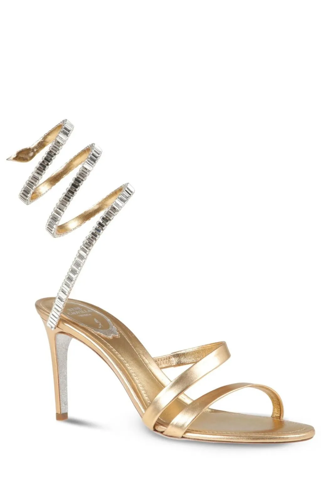 René Caovilla Embellished Heeled Sandals