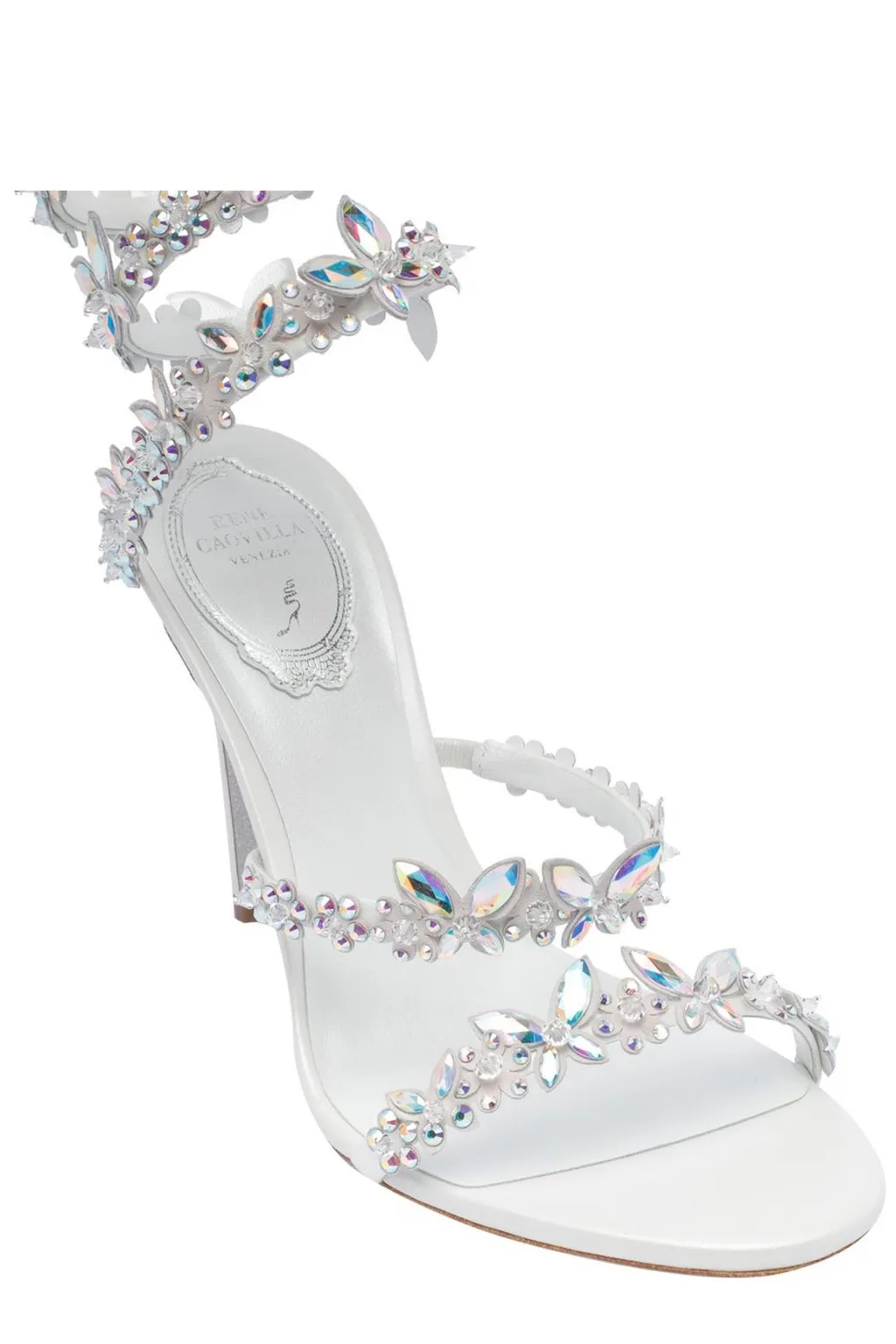 Rene Caovilla Embellished High-Heeled Sandals