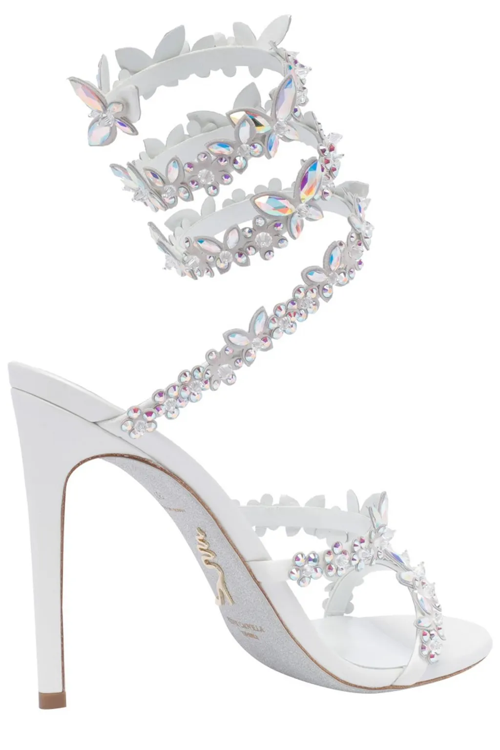 Rene Caovilla Embellished High-Heeled Sandals