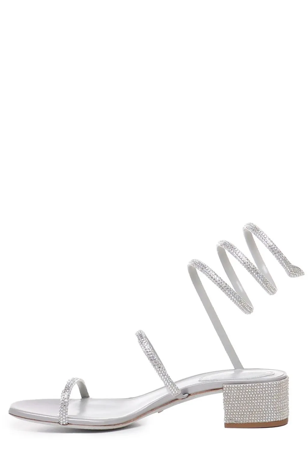 René Caovilla Cleo Embellished Open Toe Sandals