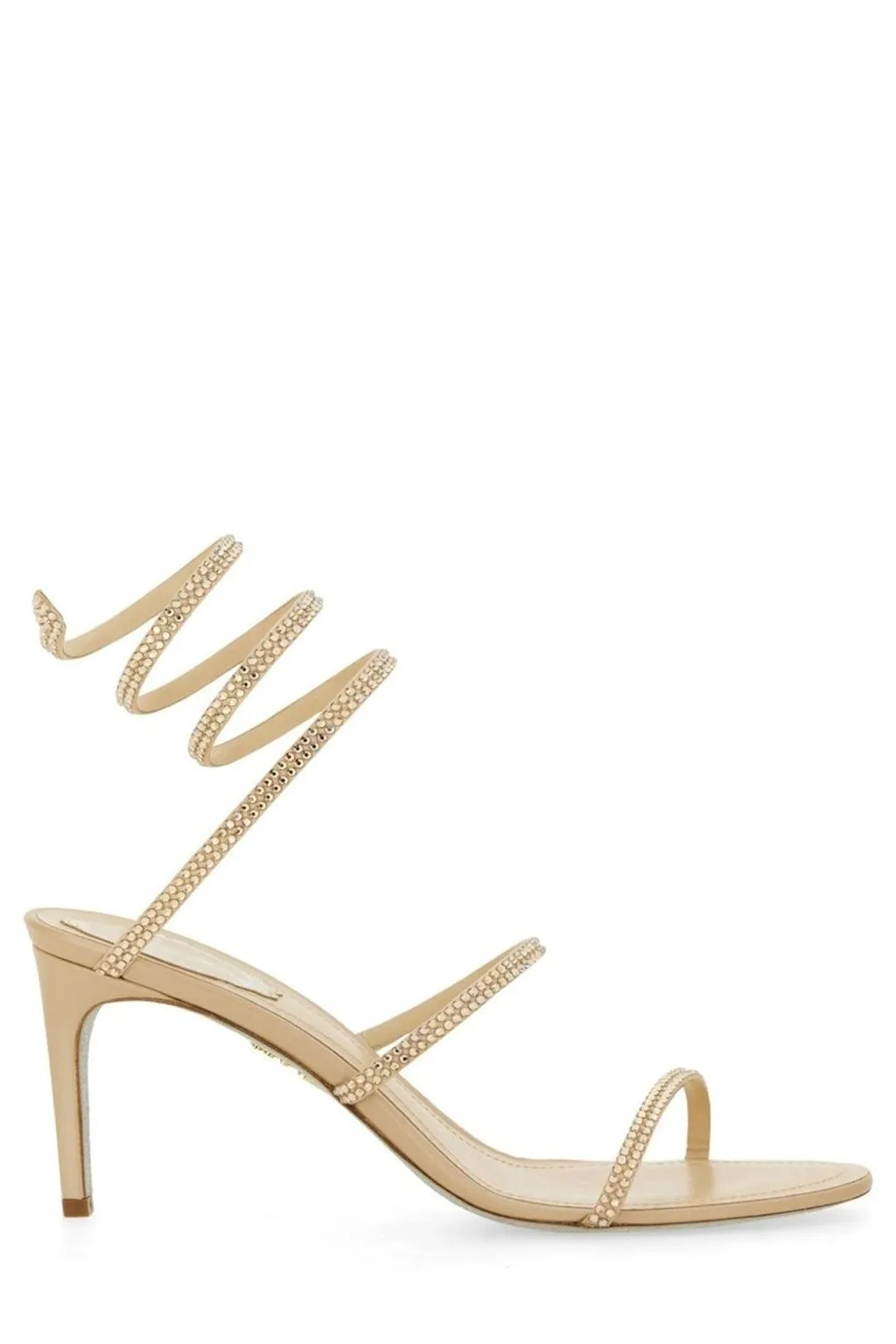 René Caovilla Embellished Ankle Strap Sandals