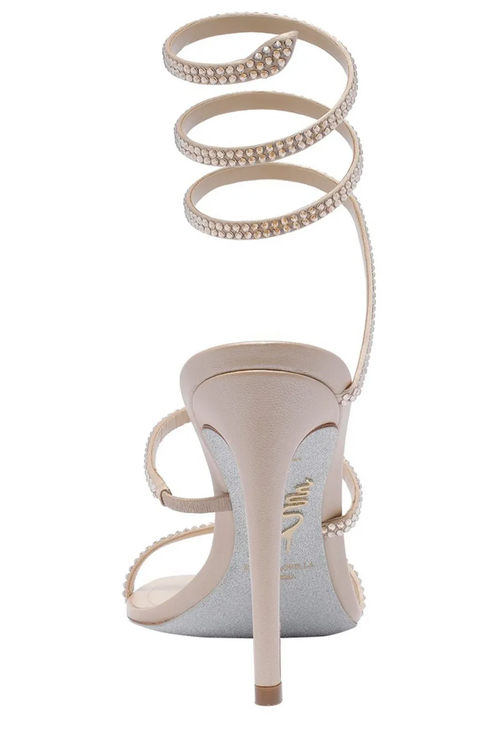 René Caovilla Cleo Embellished Heeled Sandals