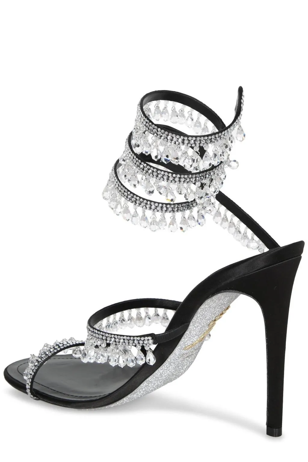 René Caovilla Chandelier Embellished Sandals