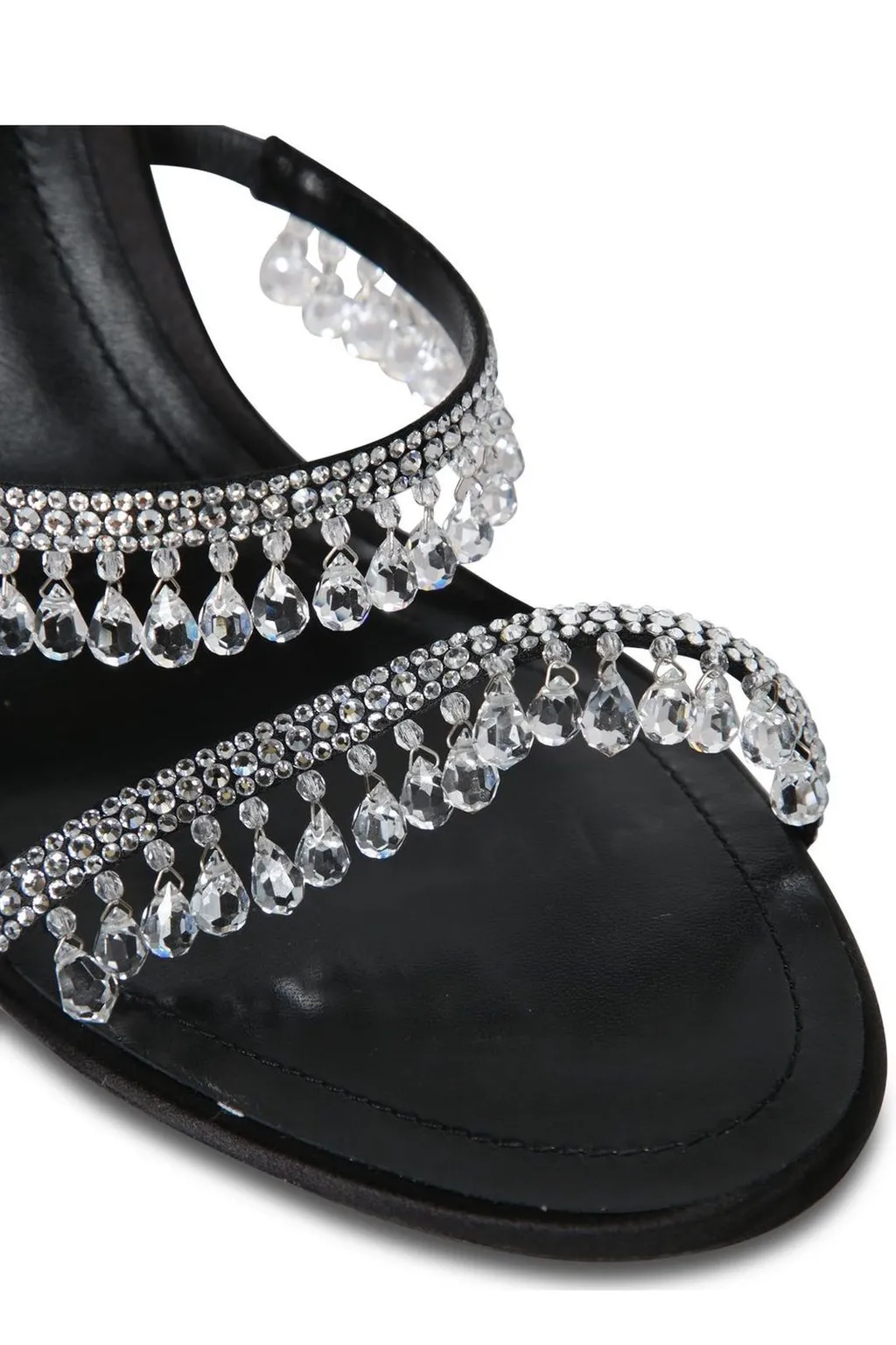 René Caovilla Chandelier Embellished Sandals