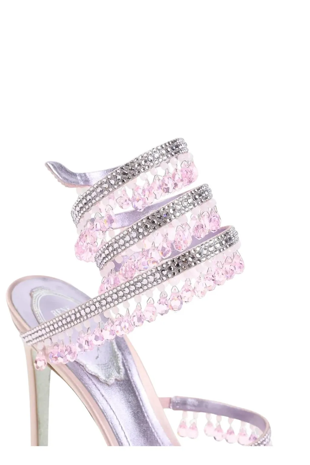 René Caovilla Chandelier Embellished Sandals