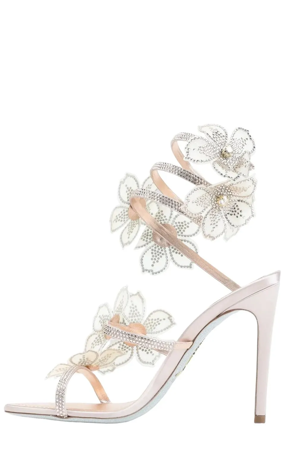 Rene Caovilla Floral Embellished Sandals