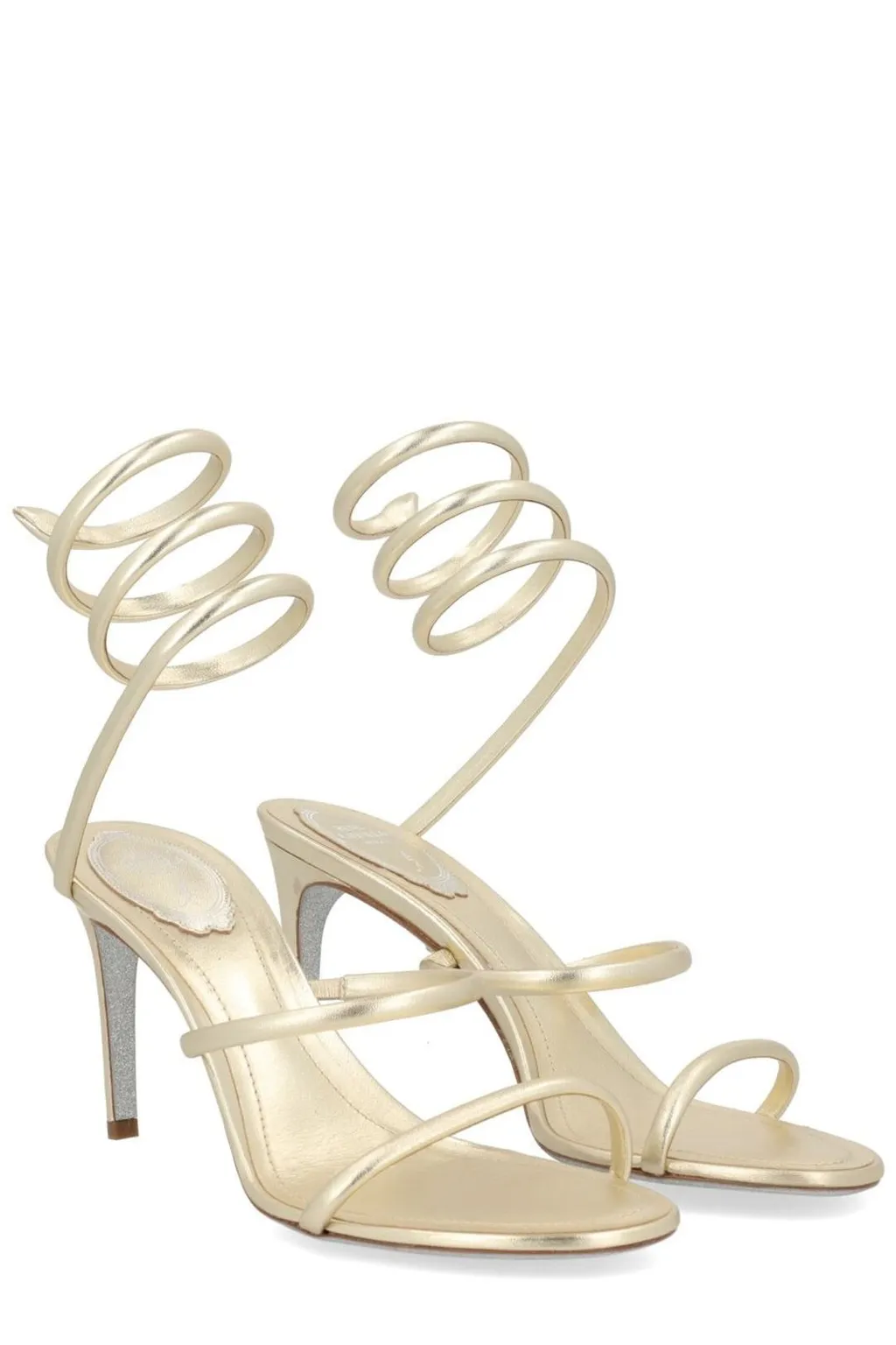 Rene Caovilla Spiral Strap Sandals