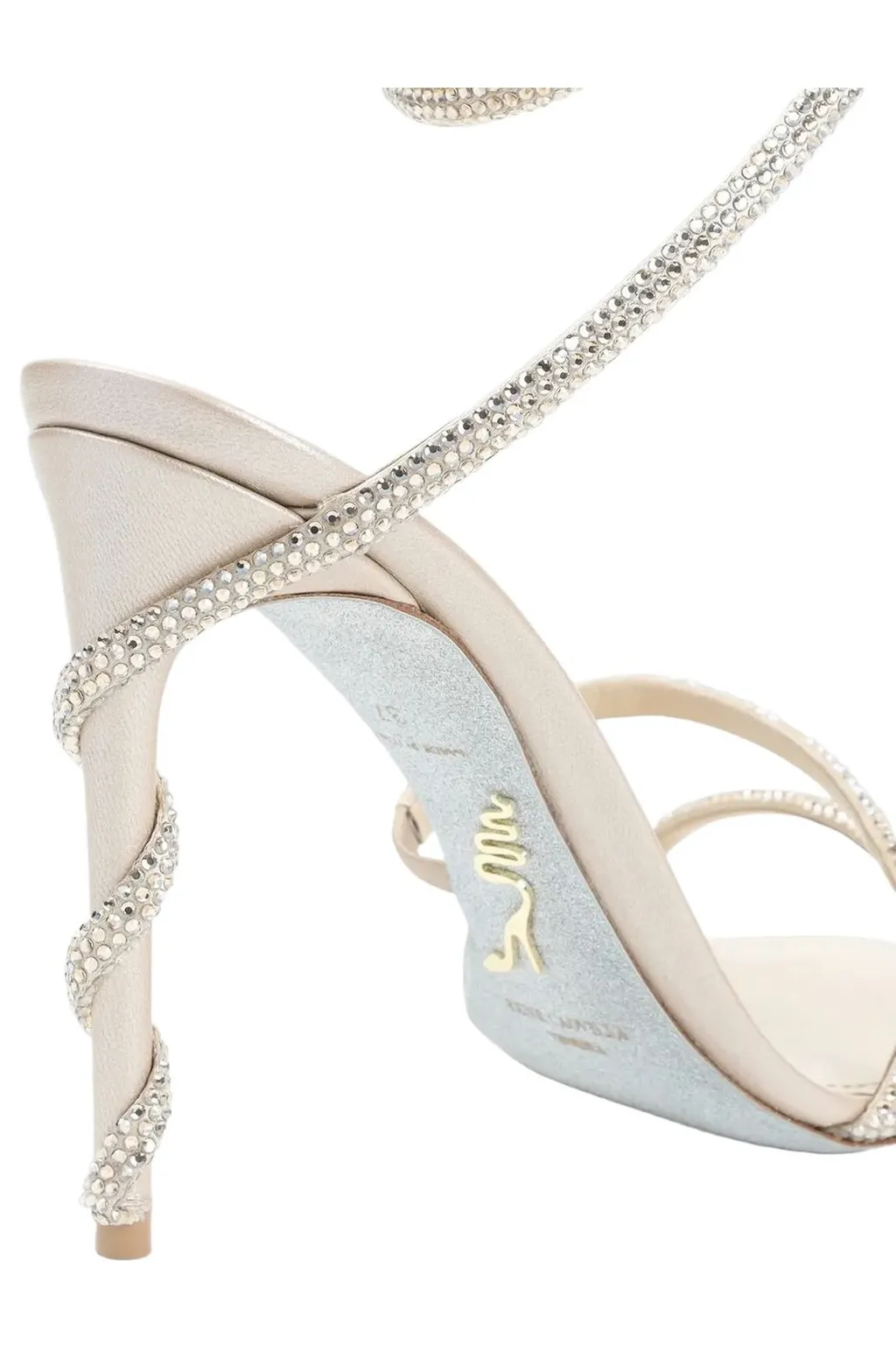 Rene Caovilla Strass Spiral Sandals