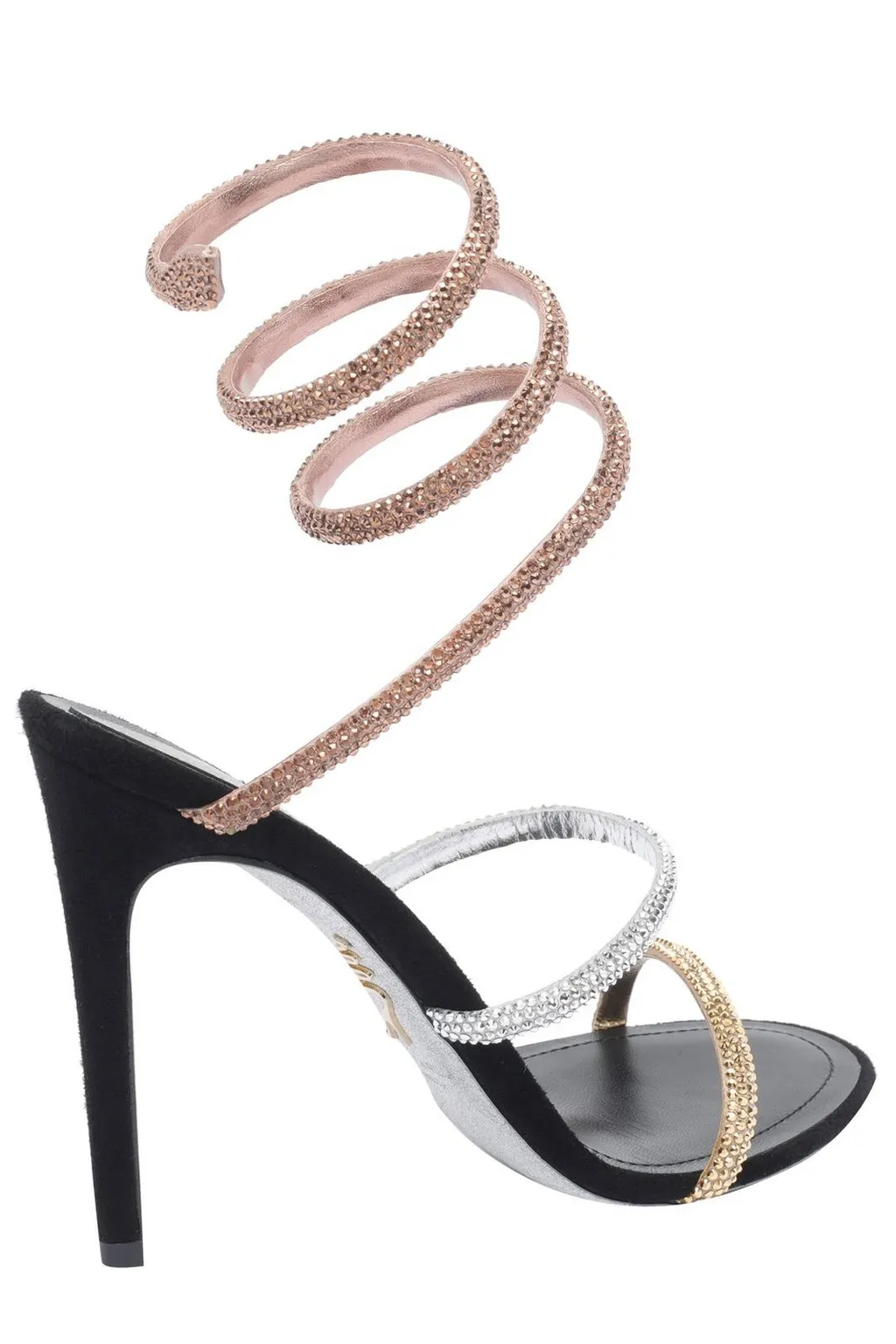 René Caovilla Embellished Heeled Sandals