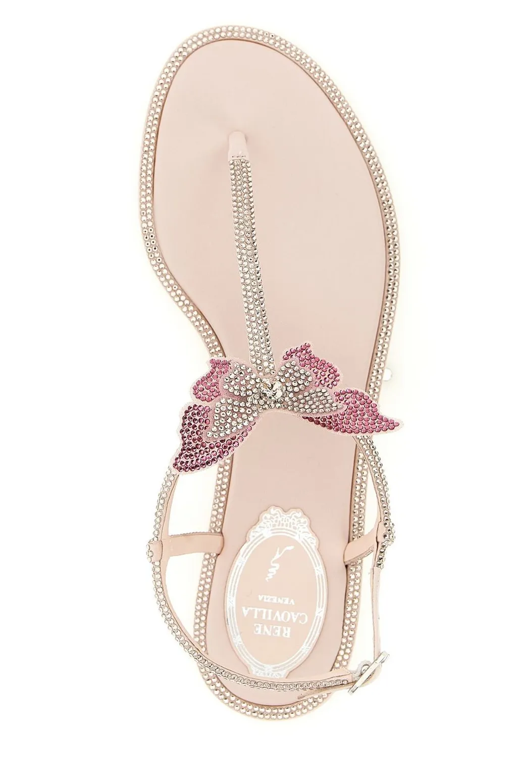 René Caovilla Embellished Fairy Flat Sandals