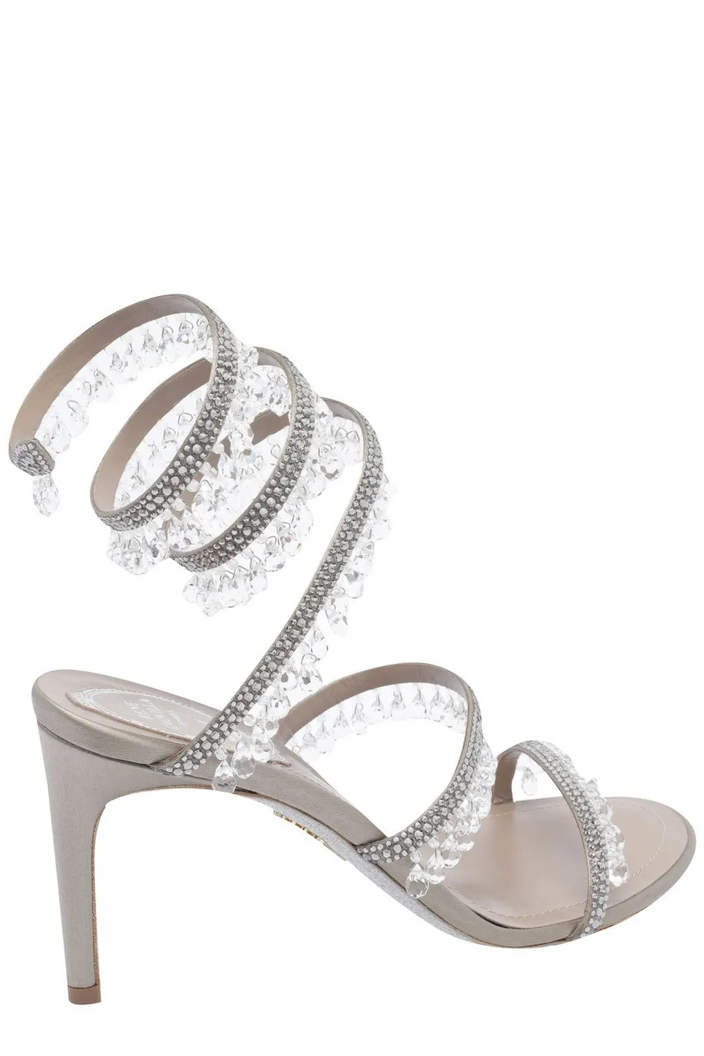 René Caovilla Embellished Heeled Sandals