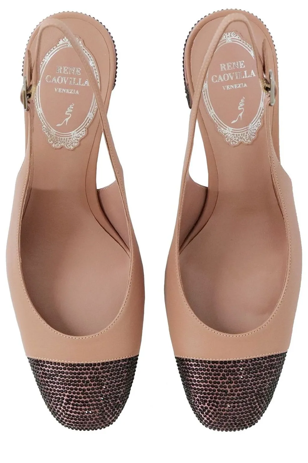 René Caovilla Kristen Havana Slingback Pumps