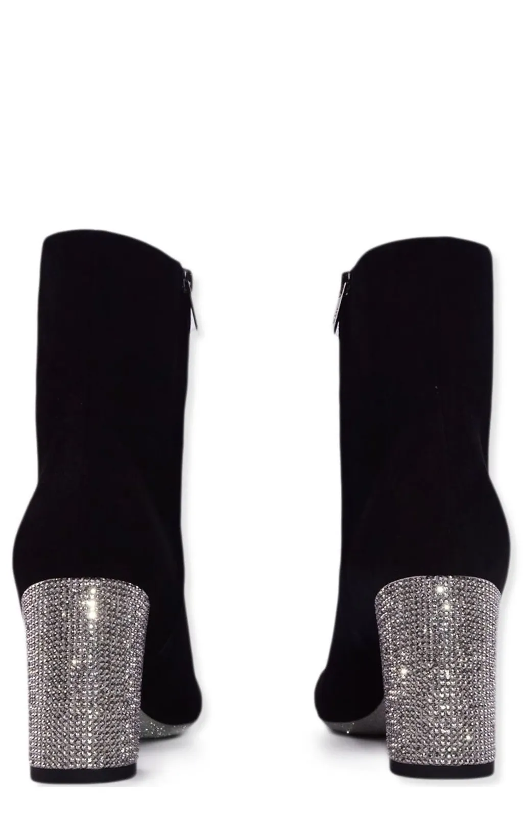 René Caovilla Embellished Pointed Toe Ankle Boots