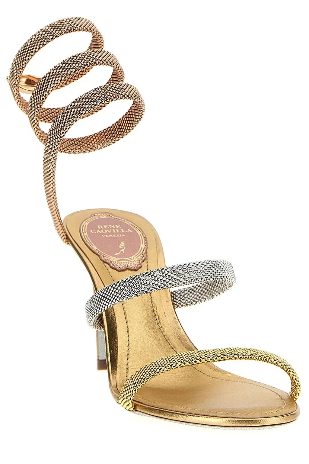 René Caovilla Strapped Heeled Sandals