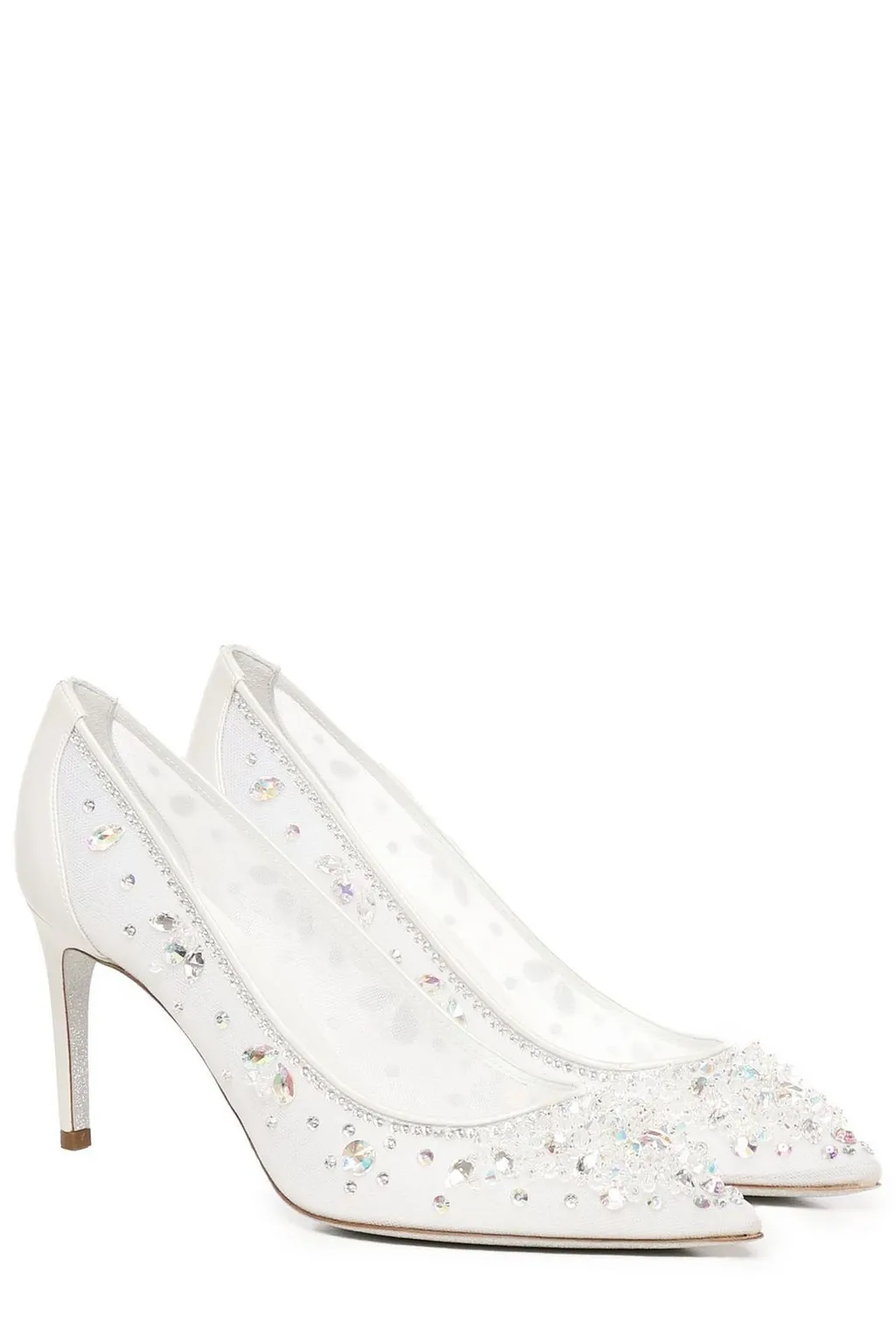 René Caovilla Cinderella Embellished Pumps